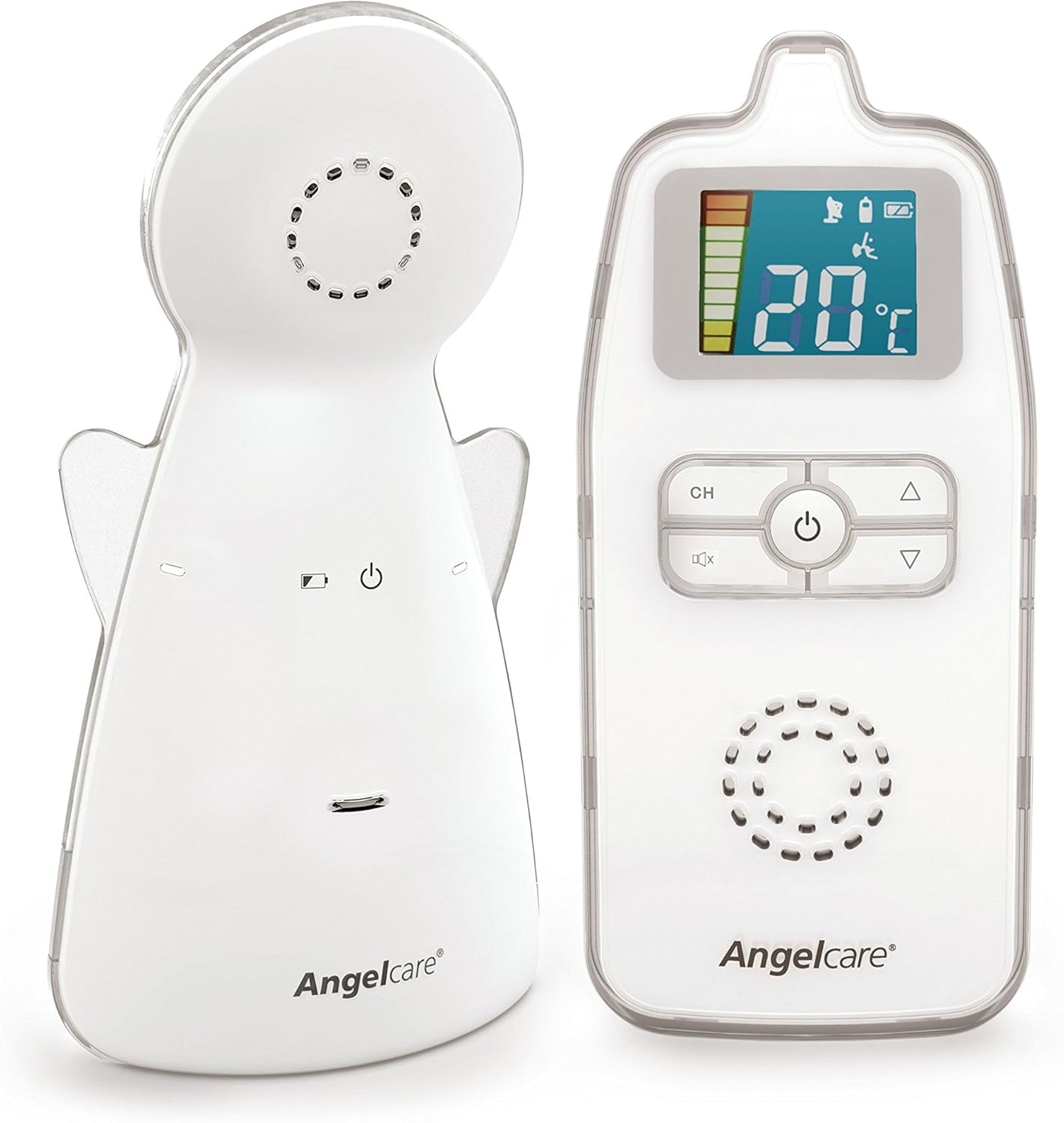 Angelcare AC423-D Babyphone Blanc - Audio 250m LCD