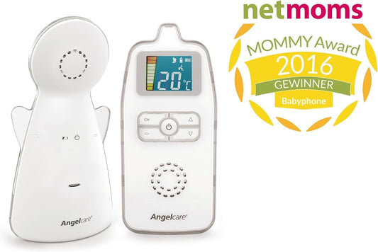 Angelcare AC423-D Babyphone Blanc - Audio 250m LCD