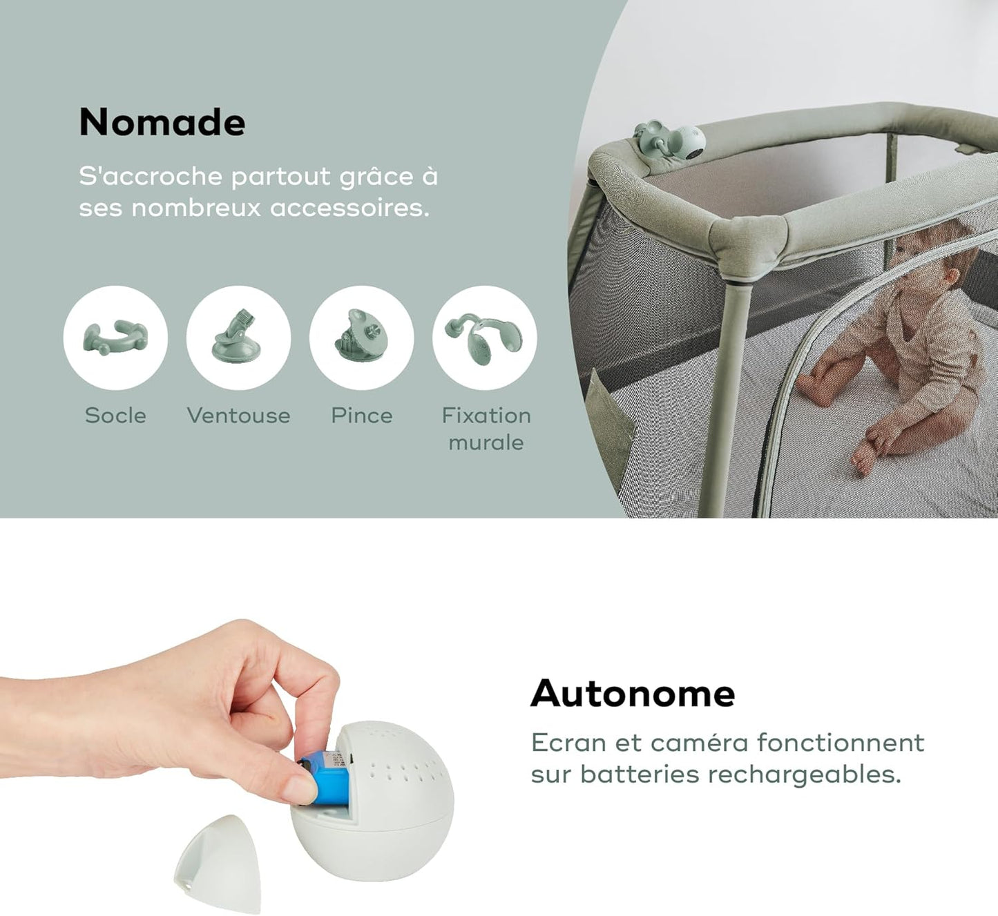 Babyphone Vidéo Babymoov Yoo Go+ - Caméra HD 5