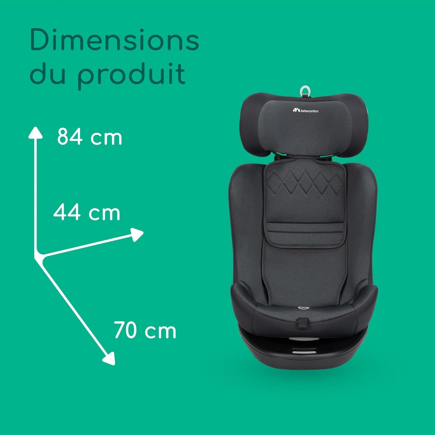 Siège Auto Bébé Confort EvolveFix 360° - Évolutif 0-12 ans i-Size
