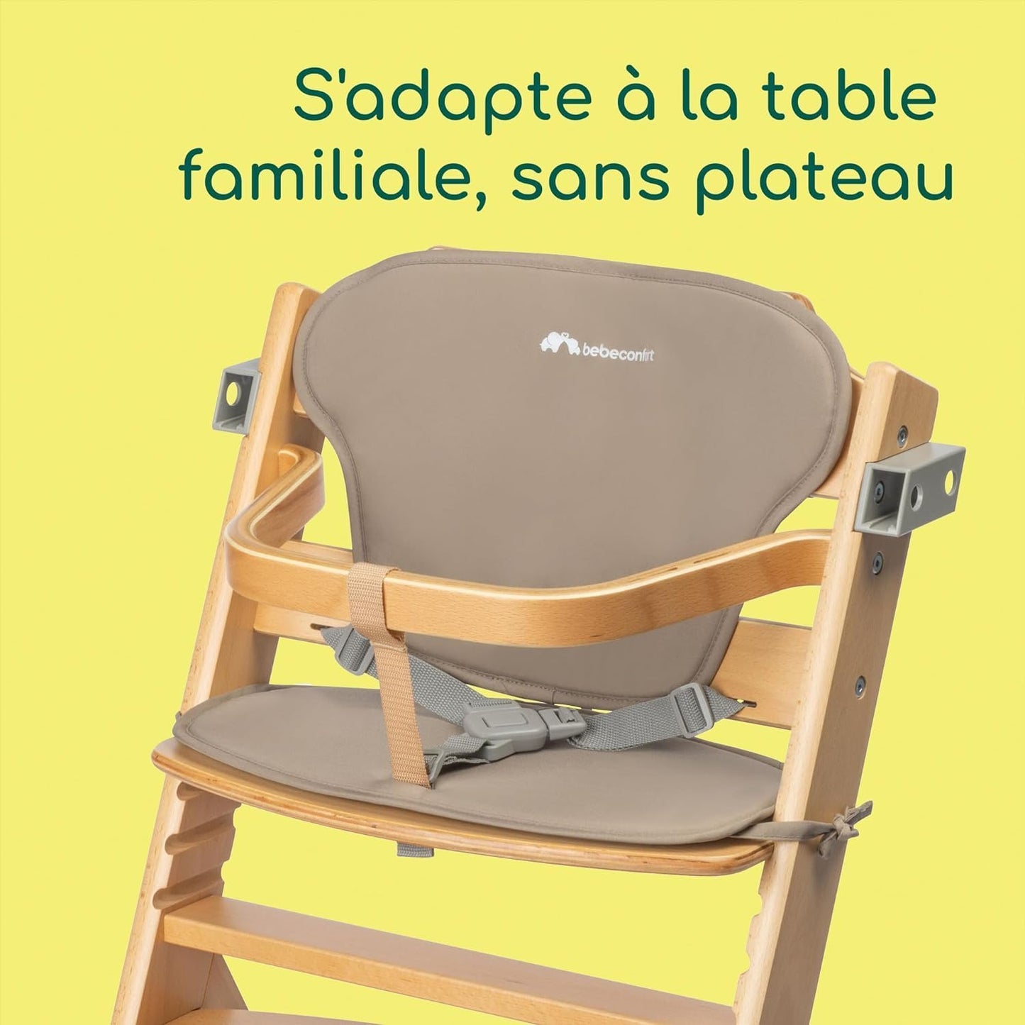 Chaise Haute Bois Évolutive 6 mois-Adulte - Réglable Durable