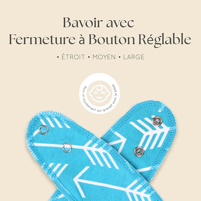 Dodo Babies – Ensemble de 8 Bavoirs Bandana + Accessoires