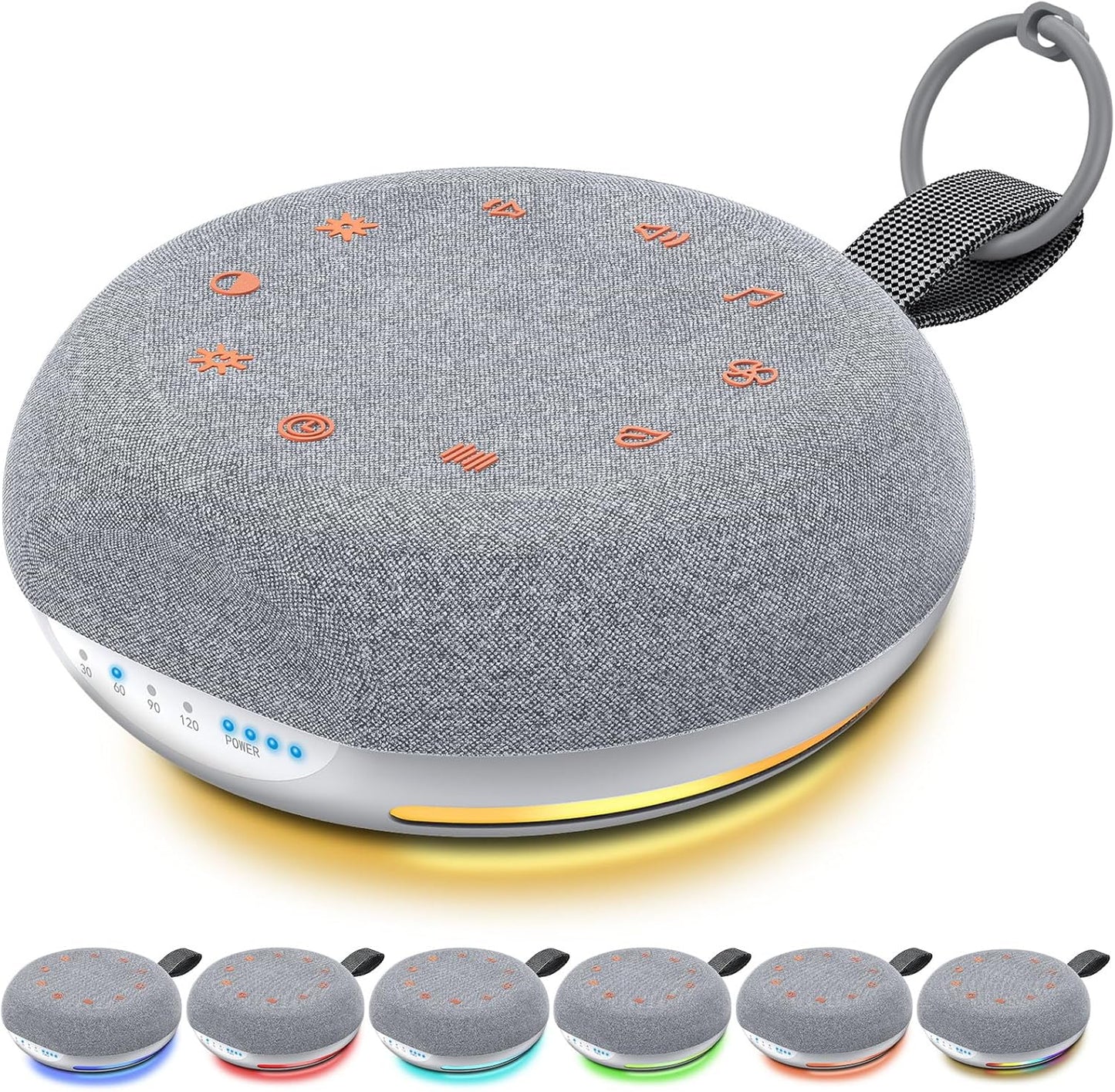 FUNYKICH Machine Bruit Blanc 40 Sons - Veilleuse 7 Couleurs