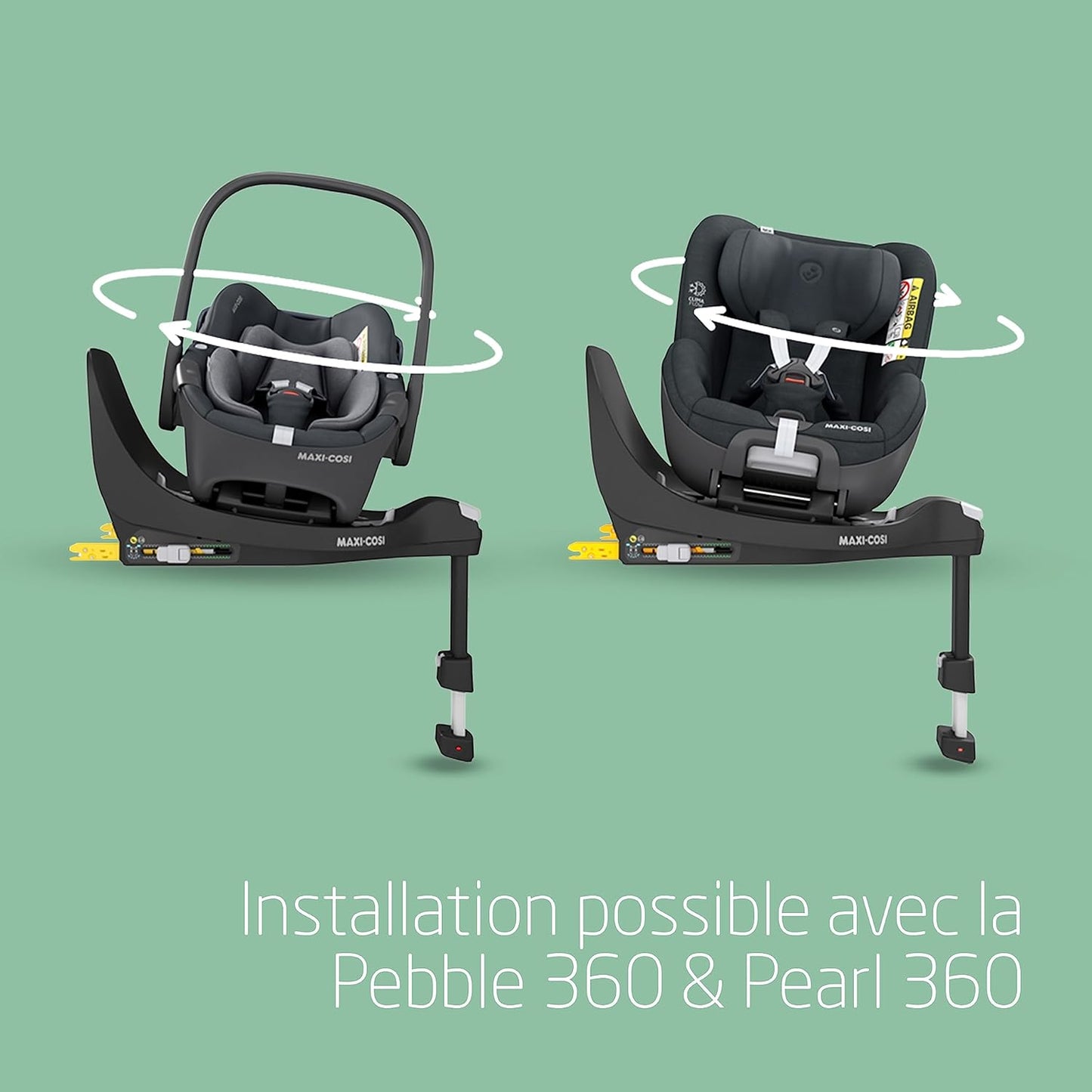Maxi-Cosi – Base FamilyFix 360 i-Size ISOFIX (Noir)