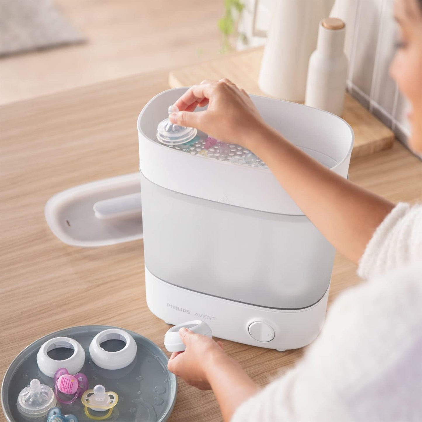 Stérilisateur Philips Avent Premium - Électrique Vapeur 6 Biberons 10min