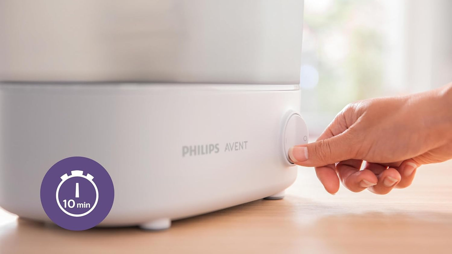 Stérilisateur Philips Avent Premium - Électrique Vapeur 6 Biberons 10min