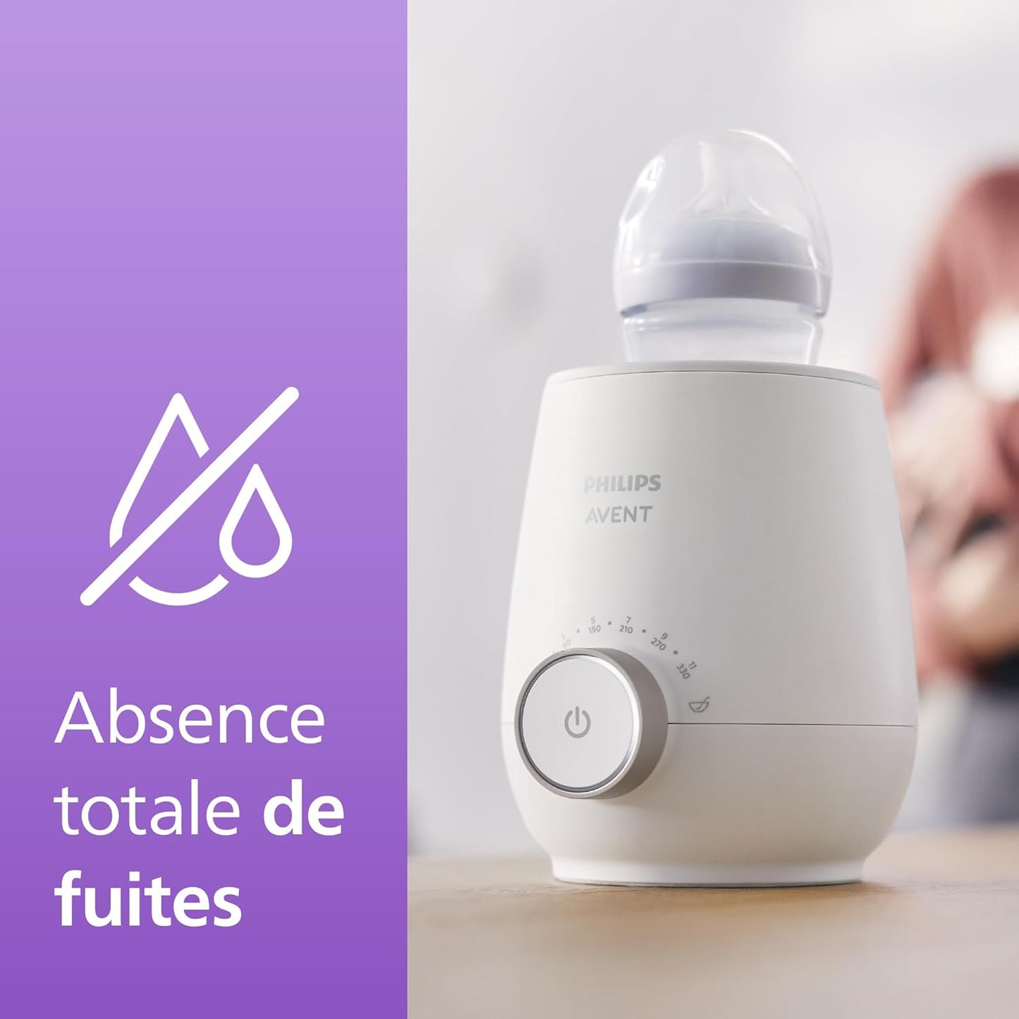 Philips Avent Premium - Chauffe-biberon rapide, avec contrôle intelligent