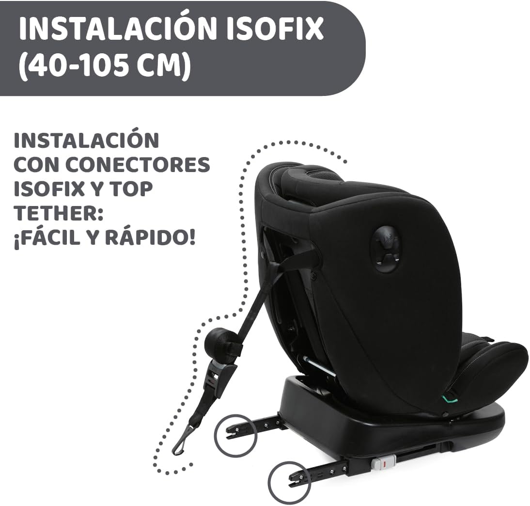 Siège Auto Isofix évolutif pour enfants 0-12