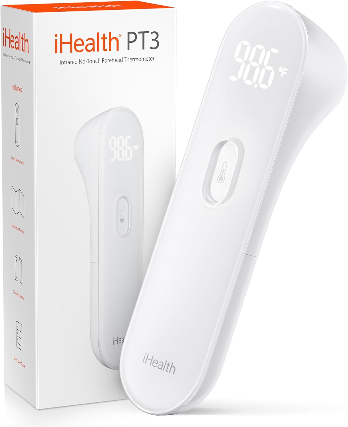Thermomètre Bébé iHealth PT3 - Infrarouge Sans Contact Médical