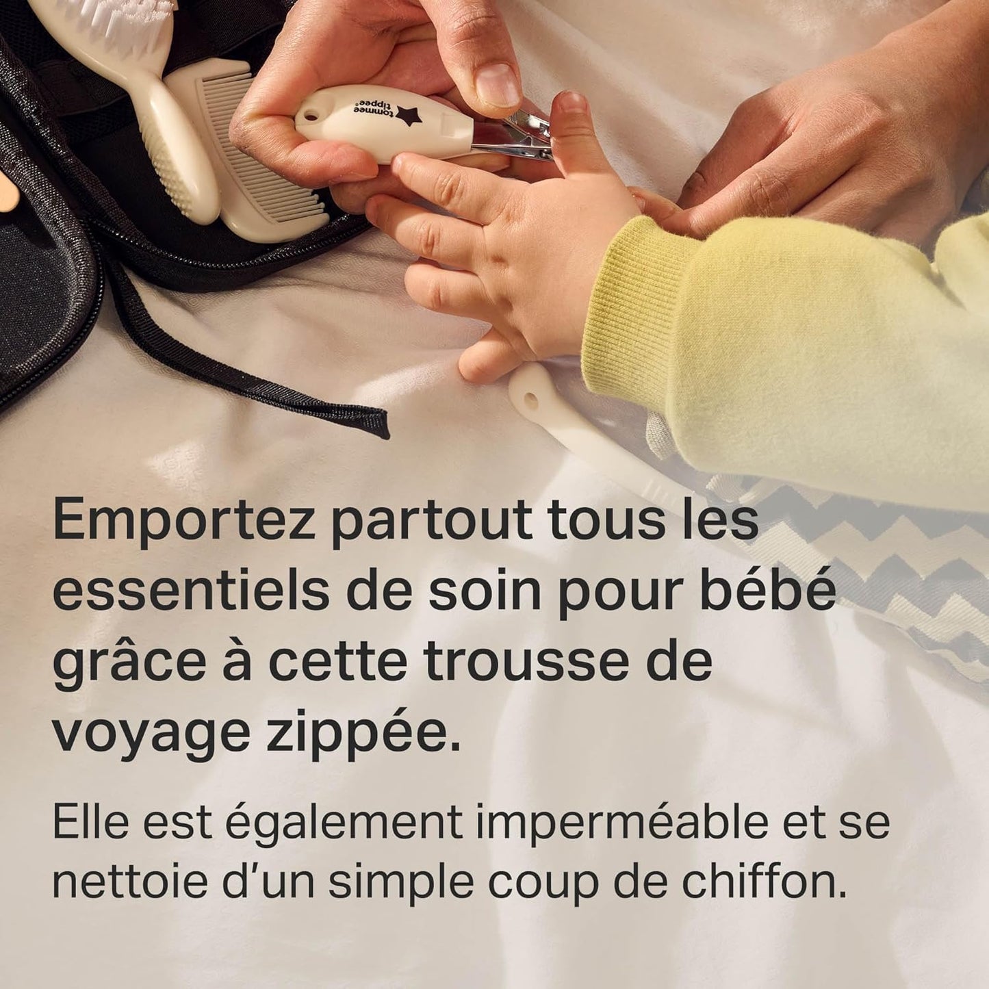 Tommee Tippee Kit Soin Bébé 9 Accessoires - Trousse Complète
