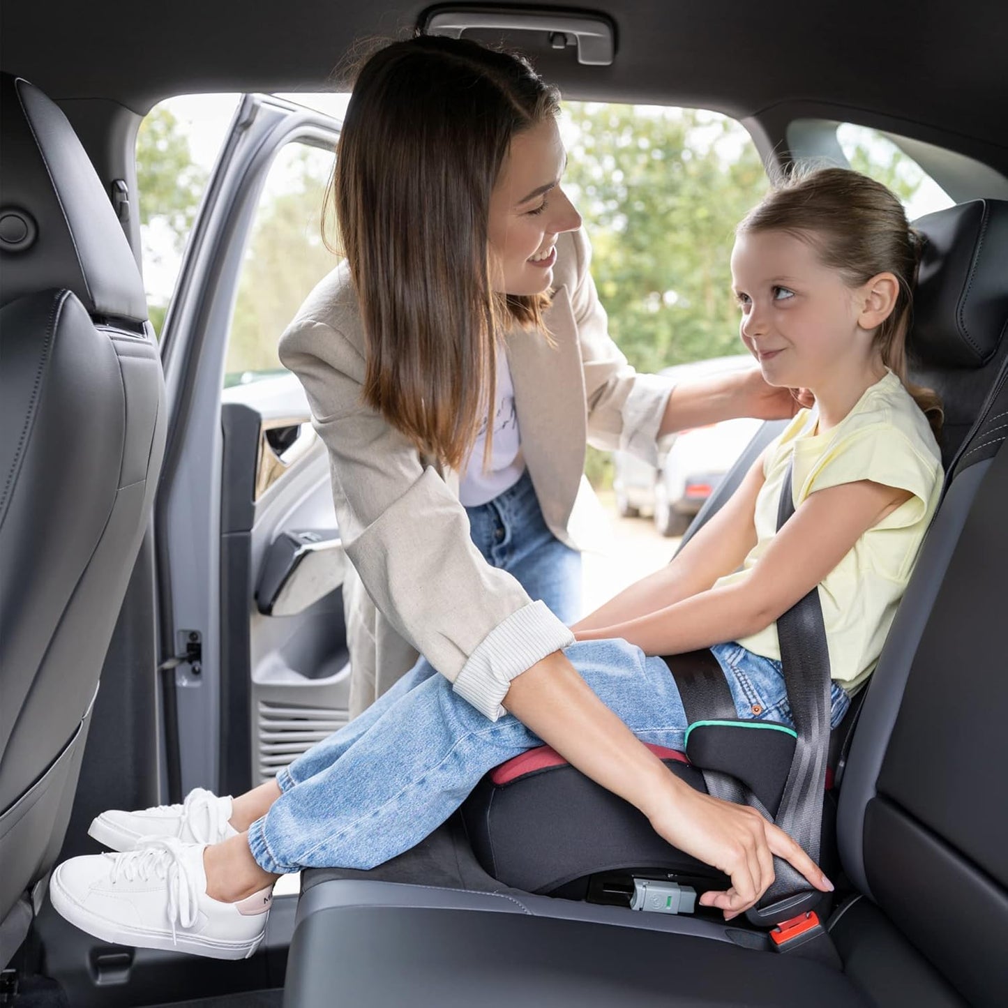 Rehausseur Auto convient de 6 à 12 ans Manga i-Fix ISOFIX (Black Mist)