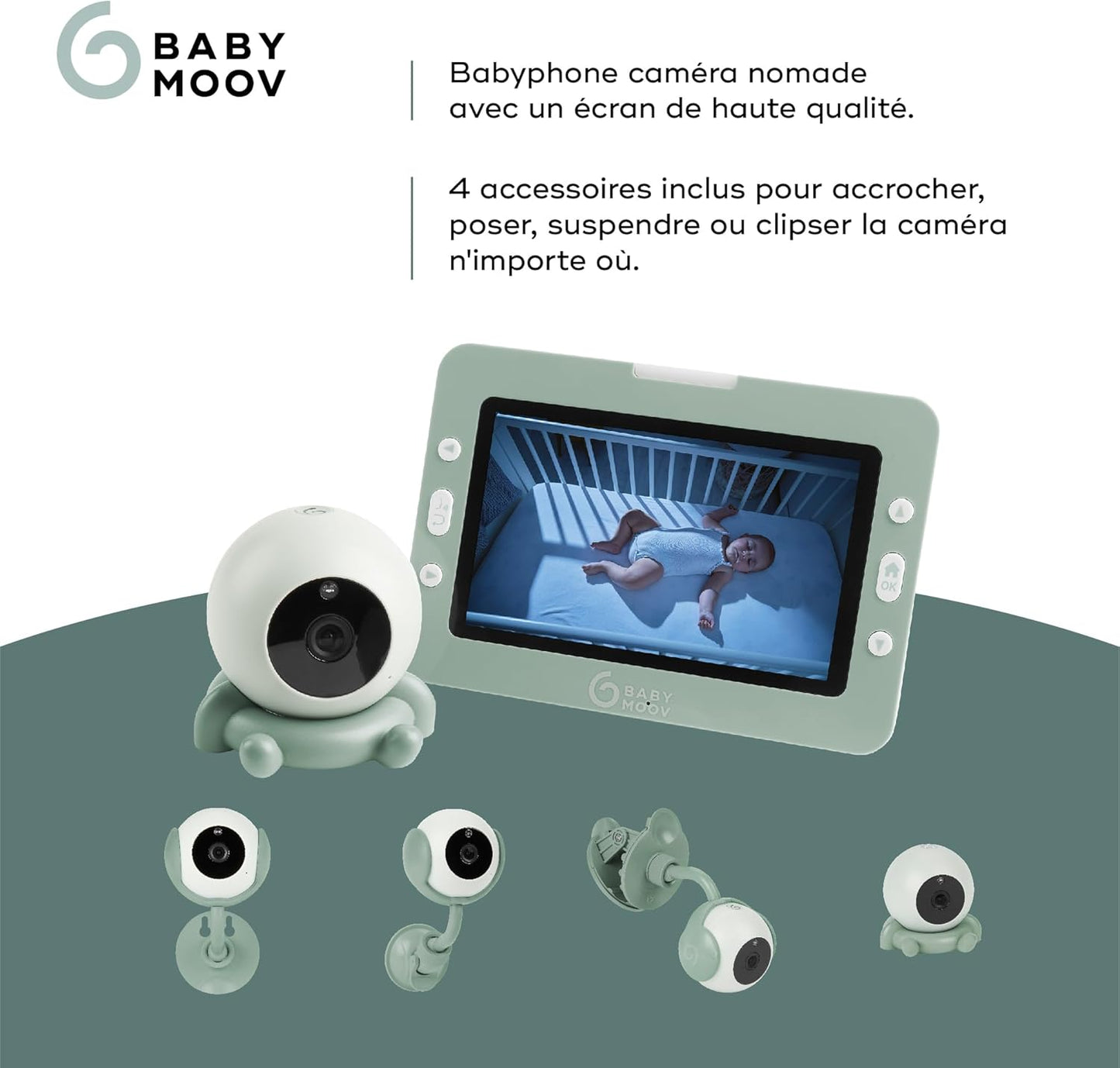 Babyphone Vidéo Babymoov Yoo Go+ - Caméra HD 5