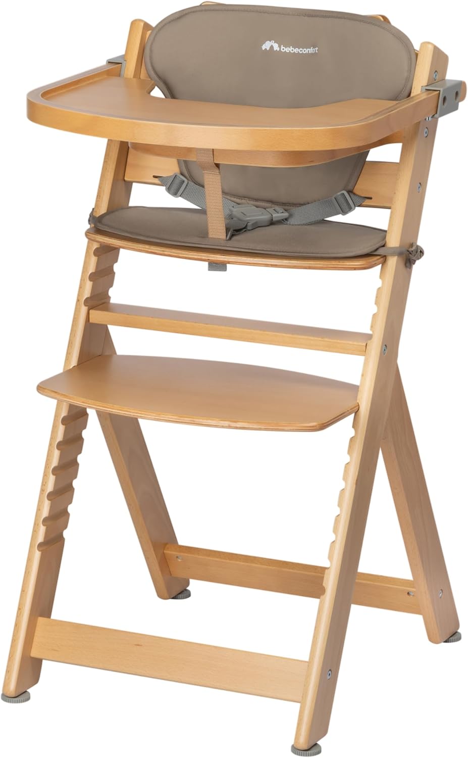 Chaise Haute Bois Évolutive 6 mois-Adulte - Réglable Durable