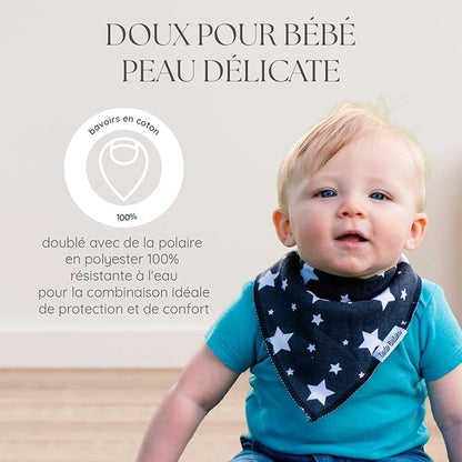 Dodo Babies – Ensemble de 8 Bavoirs Bandana + Accessoires
