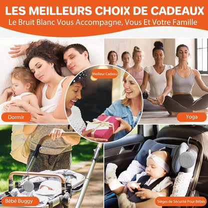 FUNYKICH Machine Bruit Blanc 40 Sons - Veilleuse 7 Couleurs