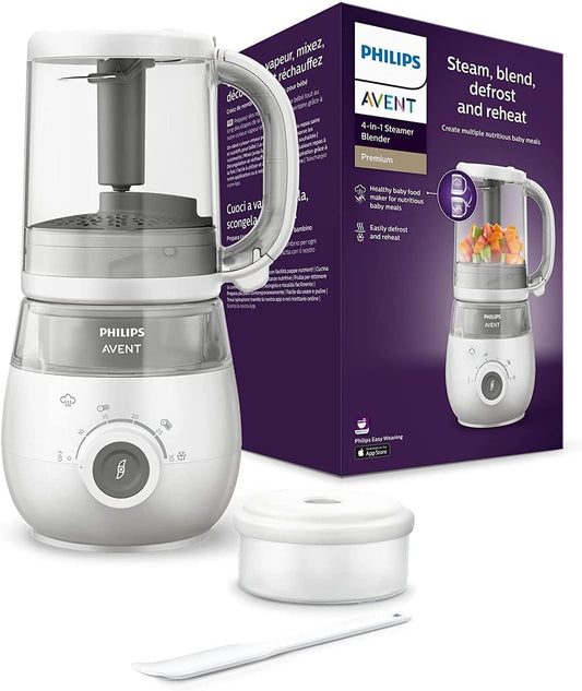 Robot Cuiseur Philips Avent 4-en-1 - Vapeur Mixeur Bébé SCF883/01