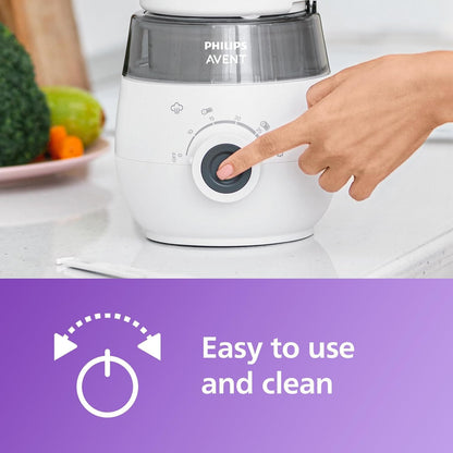 Robot Cuiseur Philips Avent 4-en-1 - Vapeur Mixeur Bébé SCF883/01