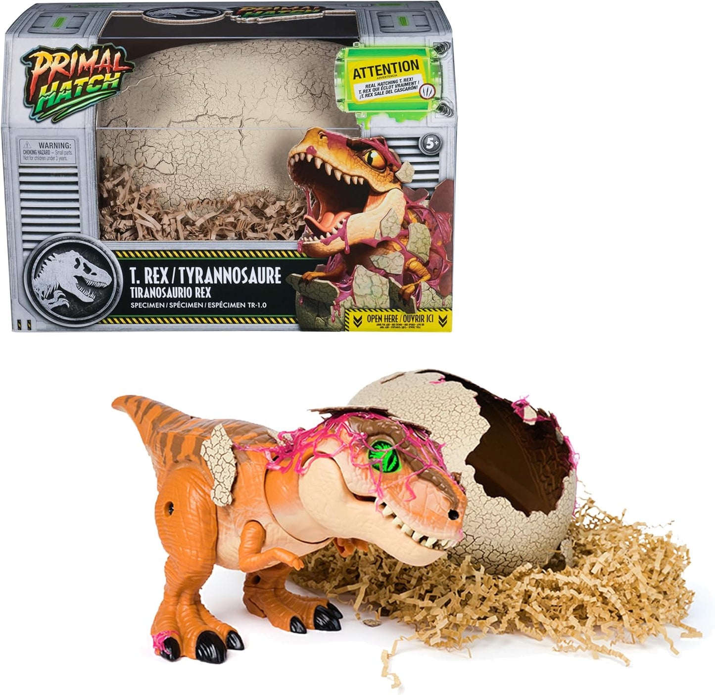 Primal Hatch Jurassic World Dino Eclosion Secrète - Oeuf De Dinosaure À Faire Éclore