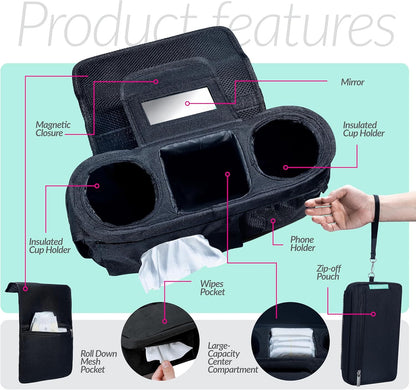 Swanoo – Organiseur de Poussette avec Porte-Gobelet