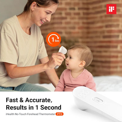 Thermomètre Bébé iHealth PT3 - Infrarouge Sans Contact Médical