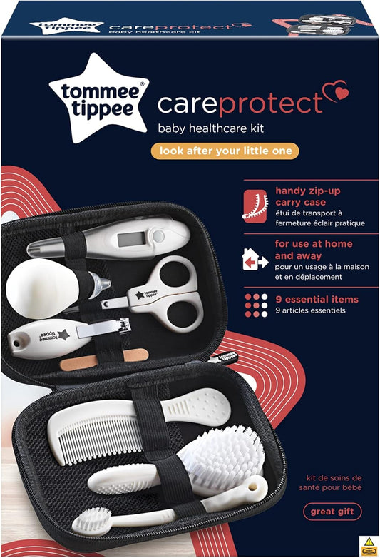 Tommee Tippee Kit Soin Bébé 9 Accessoires - Trousse Complète