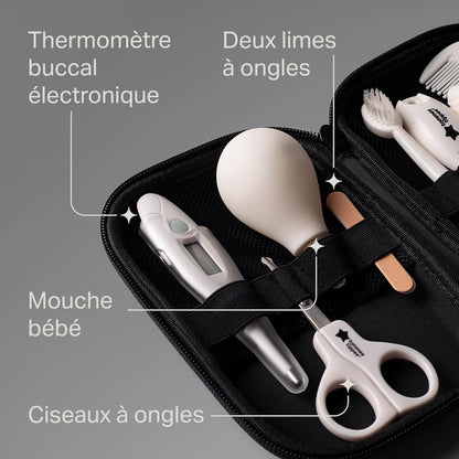 Tommee Tippee Kit Soin Bébé 9 Accessoires - Trousse Complète