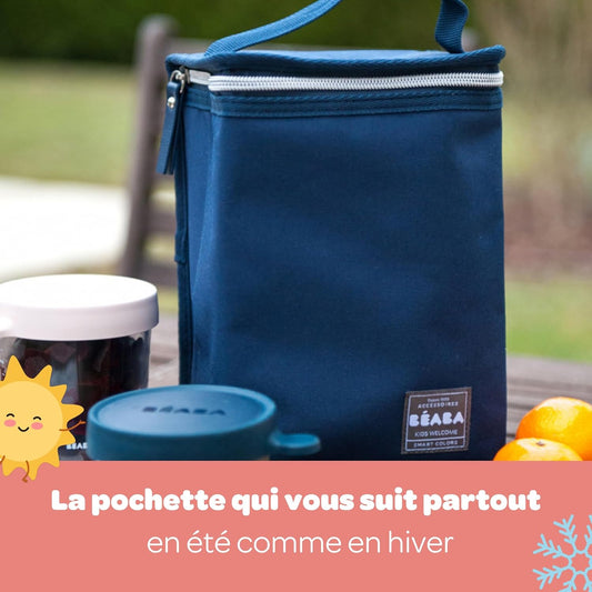 Pochette Repas Bébé Isotherme Tissu imperméable